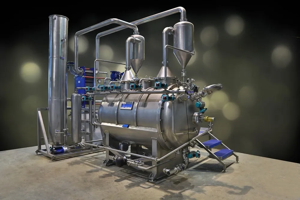 Rotary Coil Horizontal Evaporator